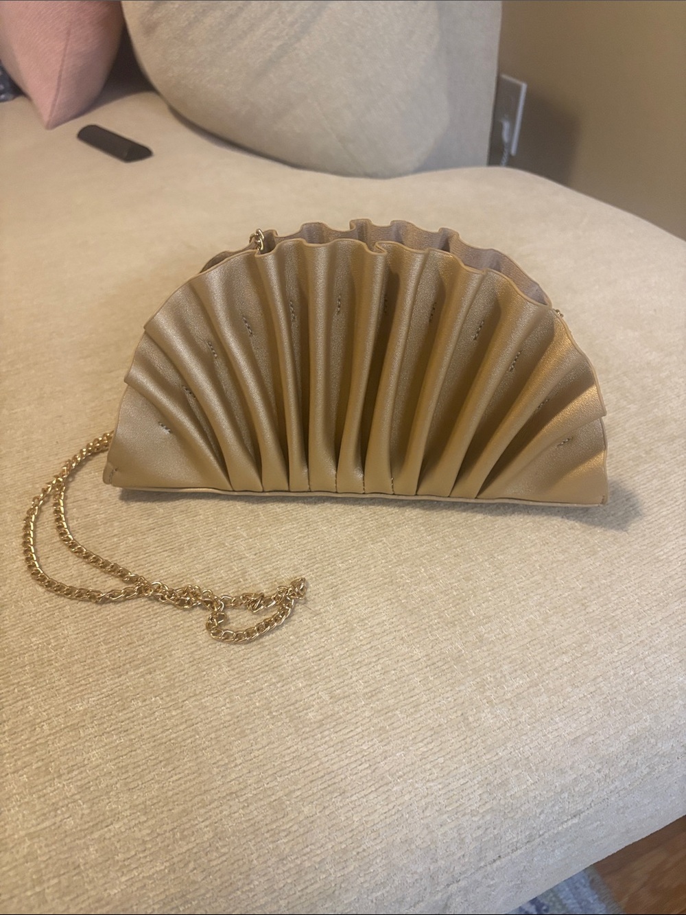 Gold Fan Bag